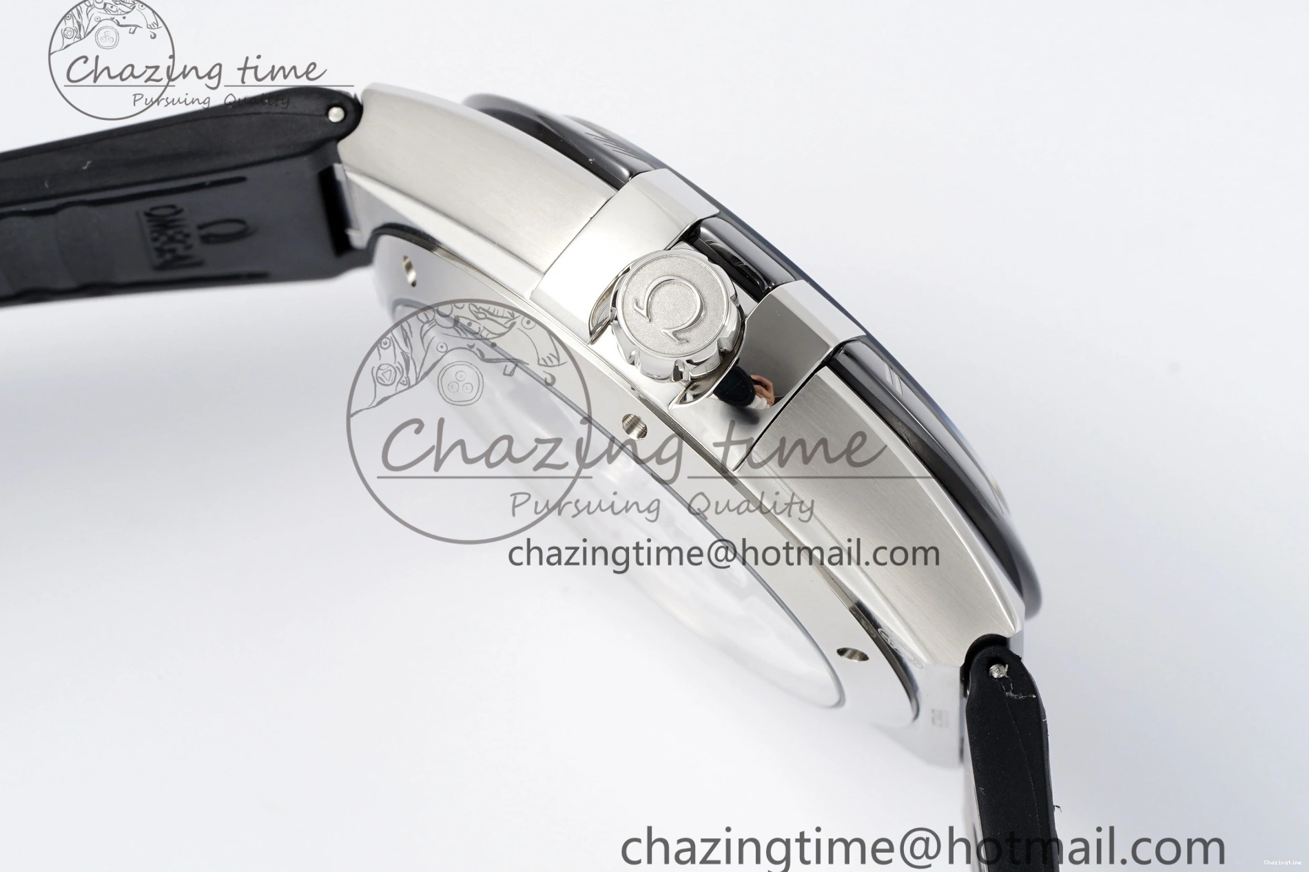 0104 Constellation Black Ceramic SS SBF 1:1 Best Edition Black Dial on Black Gummy Strap A8900 Super Clone TimelessDesign 7798